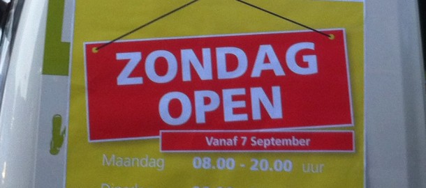 zondag open