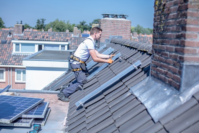 Zonnepanelen op dak