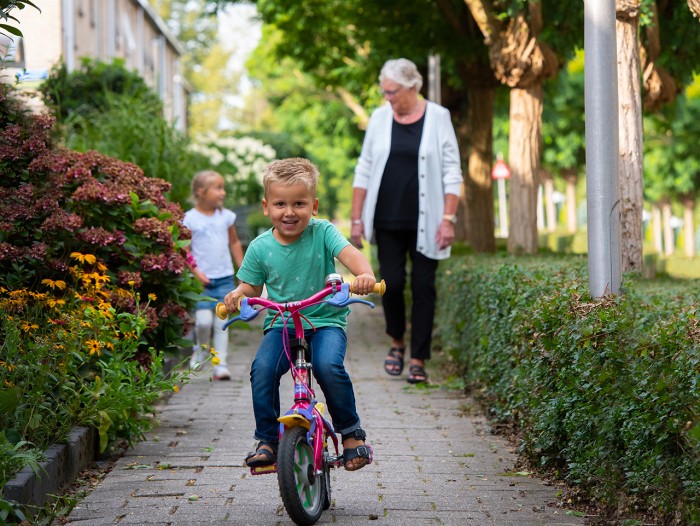 kind op fietsje