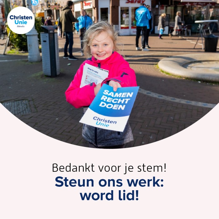 bedankt